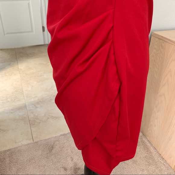 A’gaci large red mini strapless dress - Picture 4 of 5